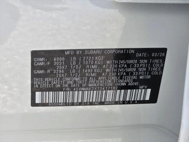 2026 Subaru Ascent Touring 7-Passenger