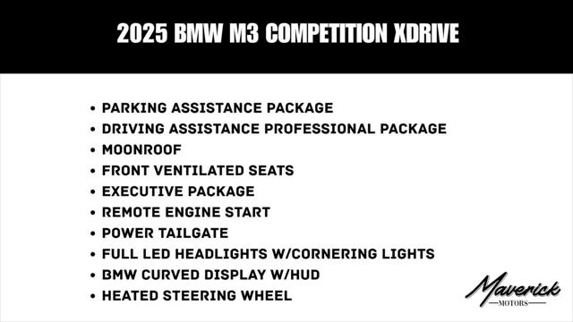2025 BMW M3 Competition xDrive