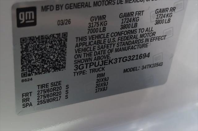 2026 GMC Sierra 1500 Crew Cab, Short Bed, Elevation, 4WD