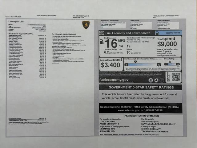 2023 Lamborghini Urus S