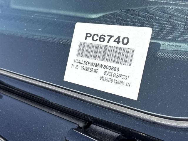 2021 Jeep Wrangler 4xe Unlimited Sahara 4x4