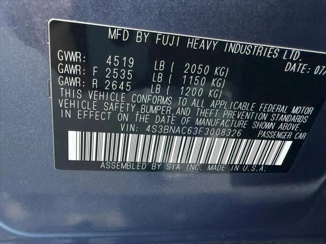2015 Subaru Legacy 2.5i Premium