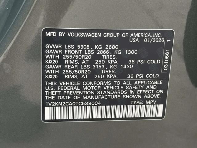 2026 Volkswagen Atlas SE with Technology