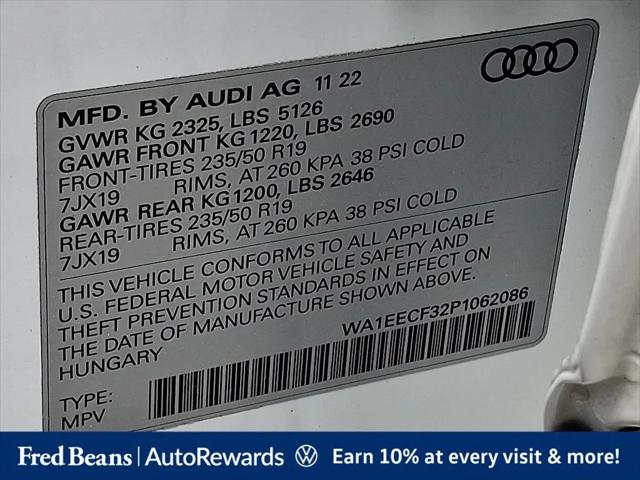 2023 Audi Q3 Premium Plus 45 TFSI S line quattro Tiptronic