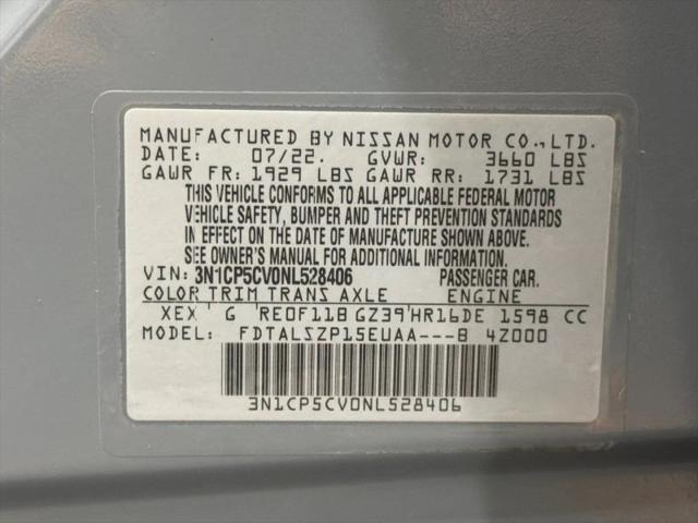 2022 Nissan Kicks SV Xtronic CVT