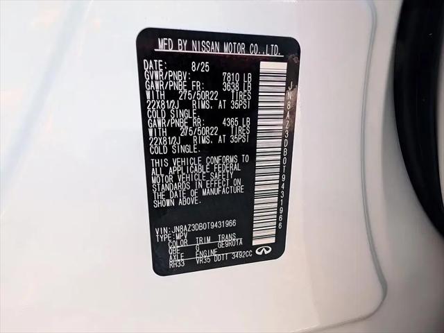 2026 INFINITI QX80 SPORT AWD