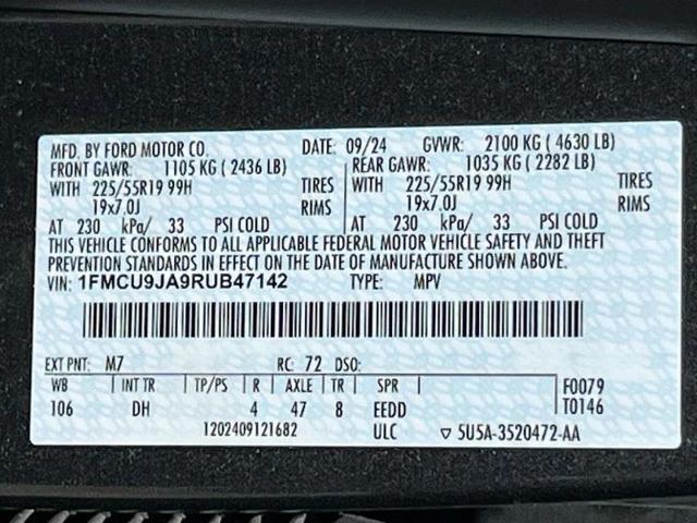 2024 Ford Escape Platinum