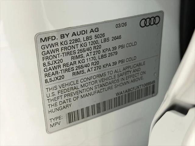 2026 Audi Q3 TFSI quattro S tronic