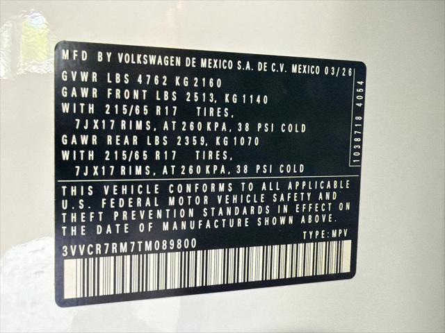 2026 Volkswagen Tiguan S