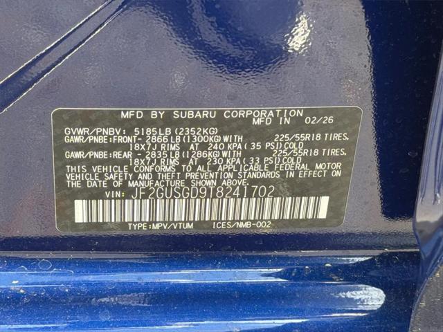 2026 Subaru Crosstrek Sport