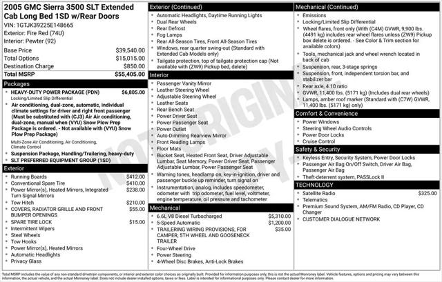 2005 GMC Sierra 3500 SLT for sale in Colorado Springs, CO
