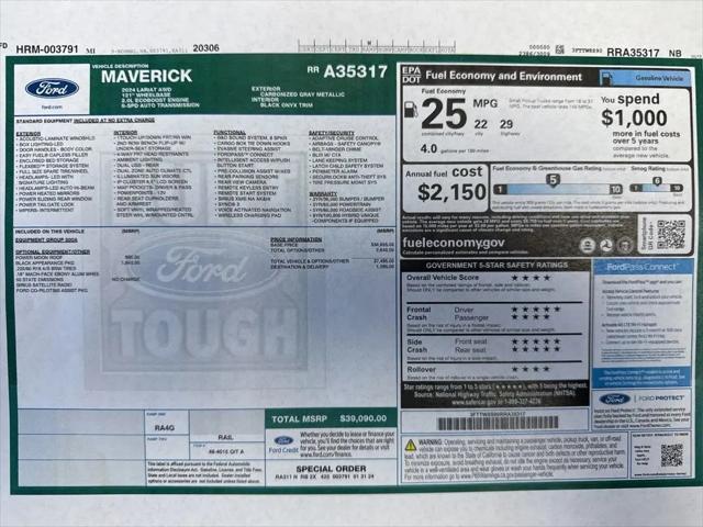 2024 Ford Maverick Lariat