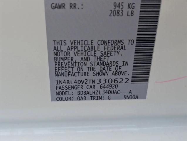 2026 Nissan Altima SV FWD
