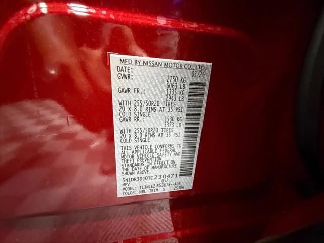 2026 Nissan Pathfinder Platinum