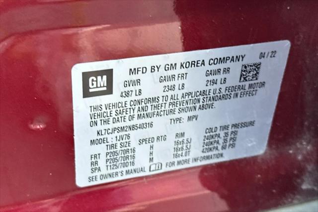 2022 Chevrolet Trax AWD LT