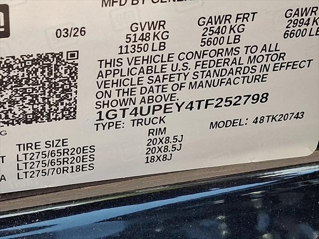 2026 GMC Sierra 2500HD Crew Cab, Standard Bed, AT4, 4WD