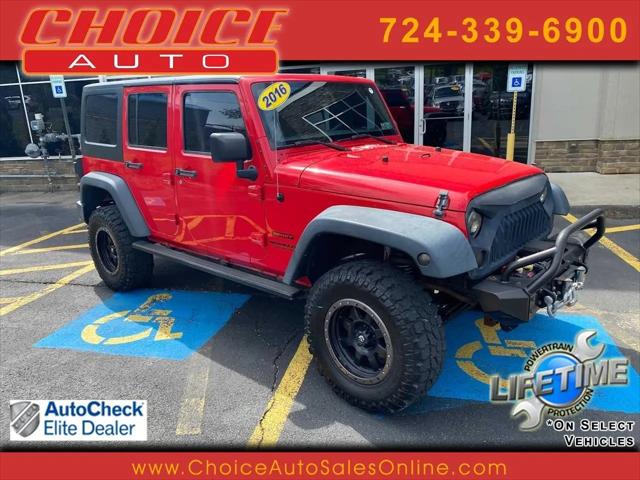 2016 Jeep Wrangler Unlimited Sport for sale in Murrysville, PA