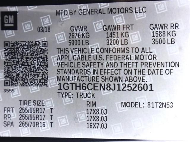 2018 GMC Canyon SLE