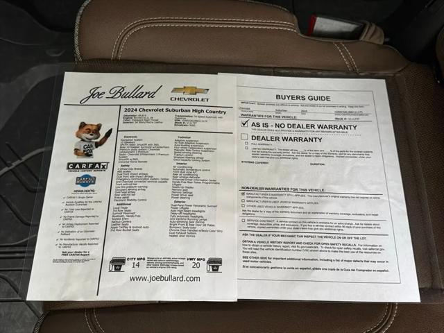 2024 Chevrolet Suburban 2WD High Country