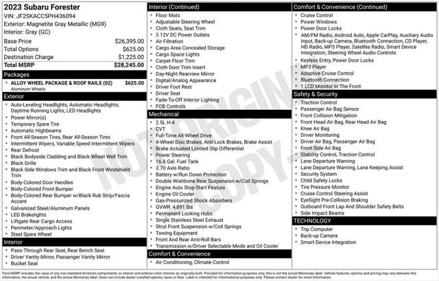 2023 Subaru Forester Base