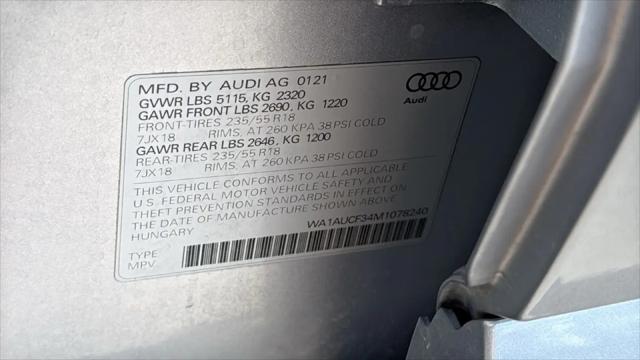 2021 Audi Q3 Premium 40 TFSI quattro Tiptronic