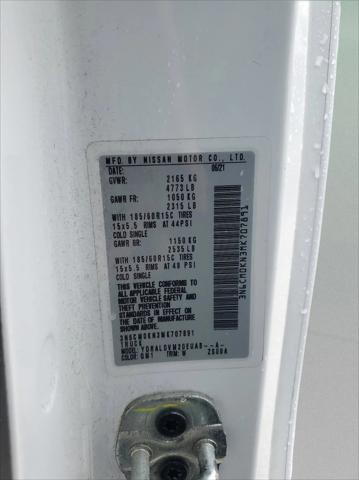 2021 Nissan NV200 Compact Cargo S Xtronic CVT