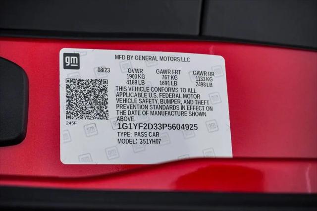 2023 Chevrolet Corvette Z06 RWD Coupe 3LZ
