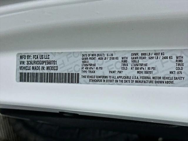 2023 Ram ProMaster 2500 Cargo Van High Roof 159" WB