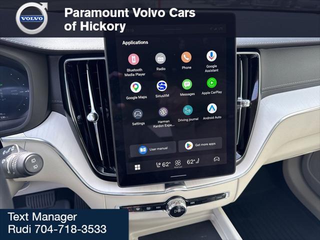 2026 Volvo XC60 Plug-In Hybrid Ultra, T8 AWD Electric/Gasoline, Dark