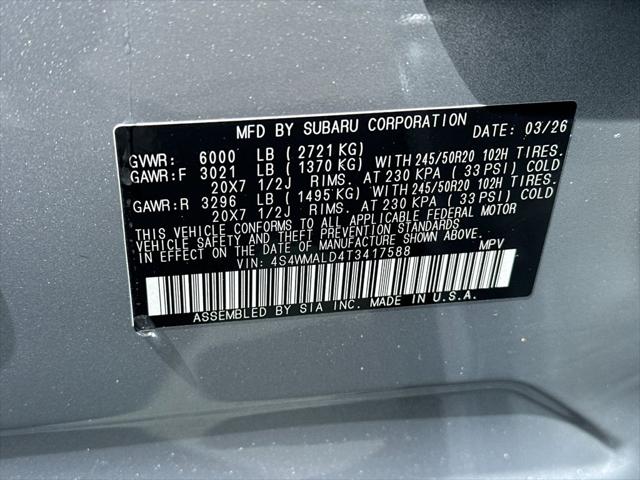 2026 Subaru Ascent Onyx Edition Touring 7-Passenger