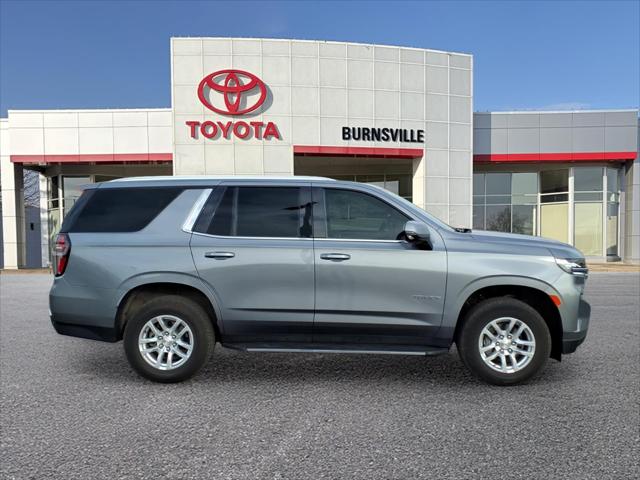 Used 2022 Chevrolet Tahoe LT with VIN 1GNSKNKD8NR157544 for sale in Burnsville, Minnesota