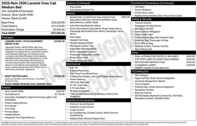 2026 Ram 2500 Laramie Crew Cab 4x4 64 Box