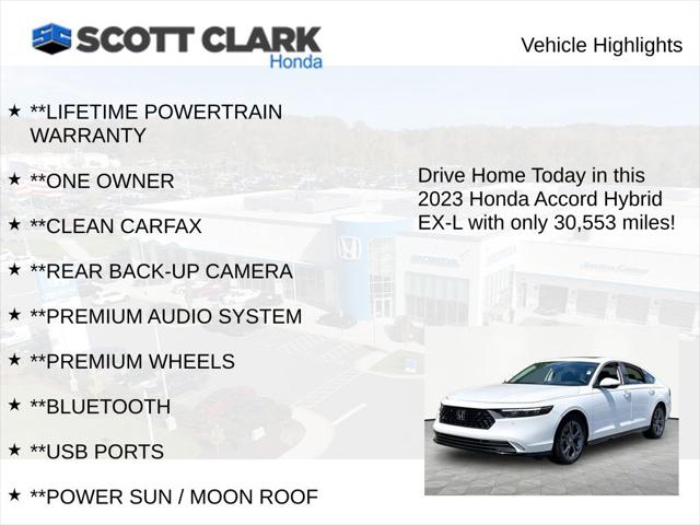 2023 Honda Accord Hybrid EX-L