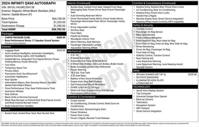 2024 INFINITI QX60 AUTOGRAPH AWD