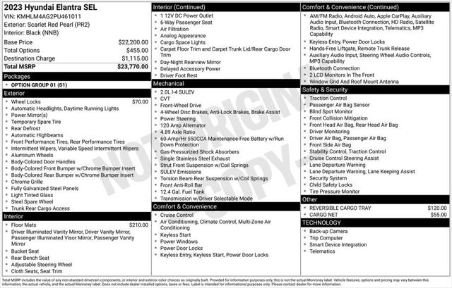 2023 Hyundai Elantra SEL