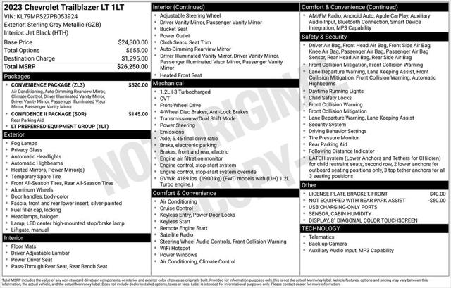 2023 Chevrolet Trailblazer FWD LT