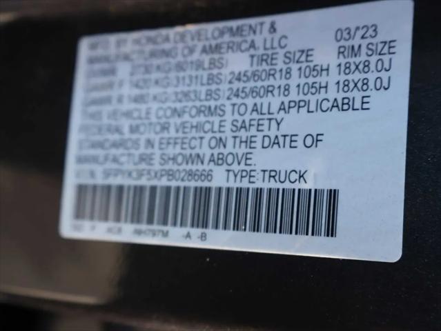 2023 Honda Ridgeline RTL
