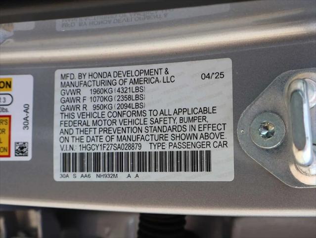 2025 Honda Accord Sedan LX