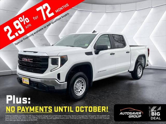 2026 GMC Sierra 1500 Crew Cab, Short Bed, Pro, 4WD for sale in Berlin, VT