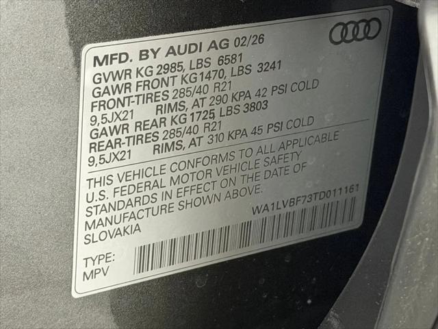 2026 Audi Q7 Premium Plus TFSI quattro tiptronic