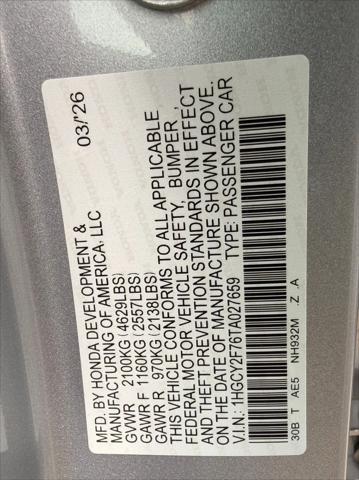 2026 Honda Accord Sedan Sport-L