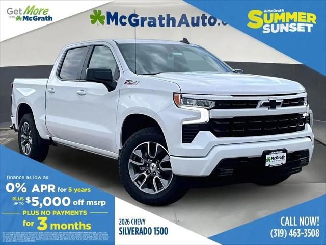 2026 Chevrolet Silverado 1500 4WD Crew Cab Short Bed RST for sale in Dubuque, IA