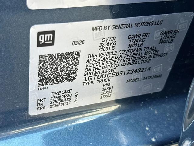 2026 GMC Sierra 1500 Crew Cab, Short Bed, Elevation, 4WD