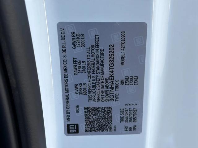 2026 GMC Sierra 1500 Regular Cab, Long Bed, Pro, RWD
