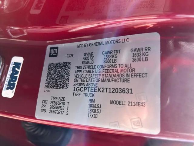 2026 Chevrolet Colorado Trail Boss, 4WD