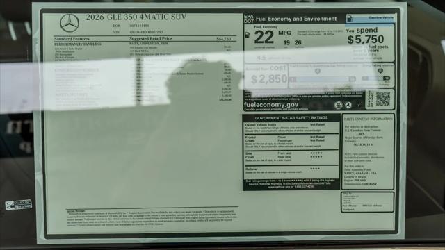 2026 Mercedes-Benz GLE GLE 350 GLE 350