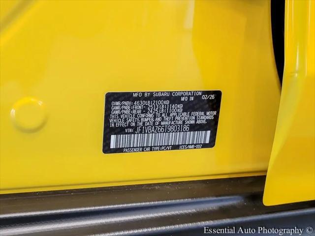 2026 Subaru WRX Series.Yellow