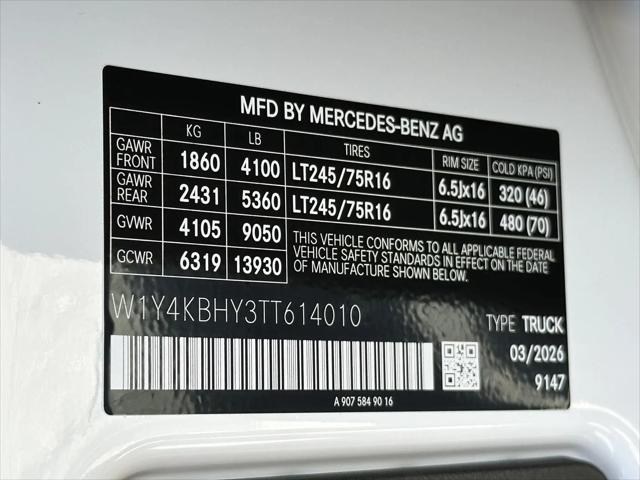 2026 Mercedes-Benz Sprinter 2500 Standard Roof 4-Cyl Diesel
