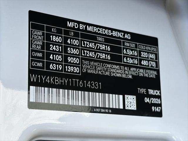 2026 Mercedes-Benz Sprinter 2500 Standard Roof 4-Cyl Diesel