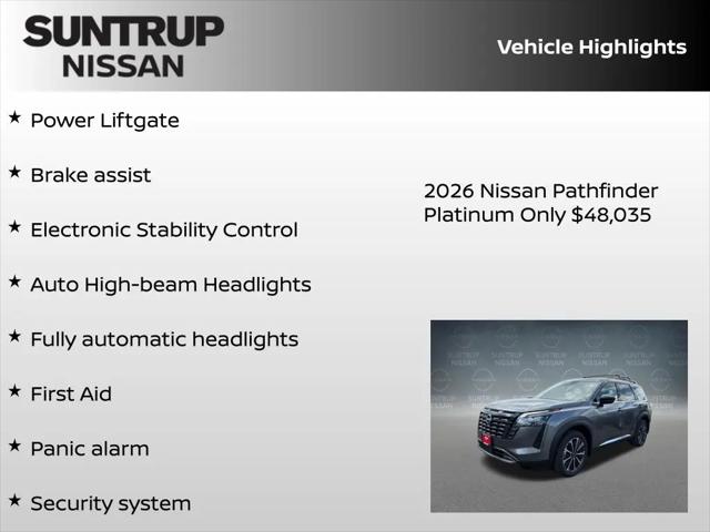 2026 Nissan Pathfinder Platinum